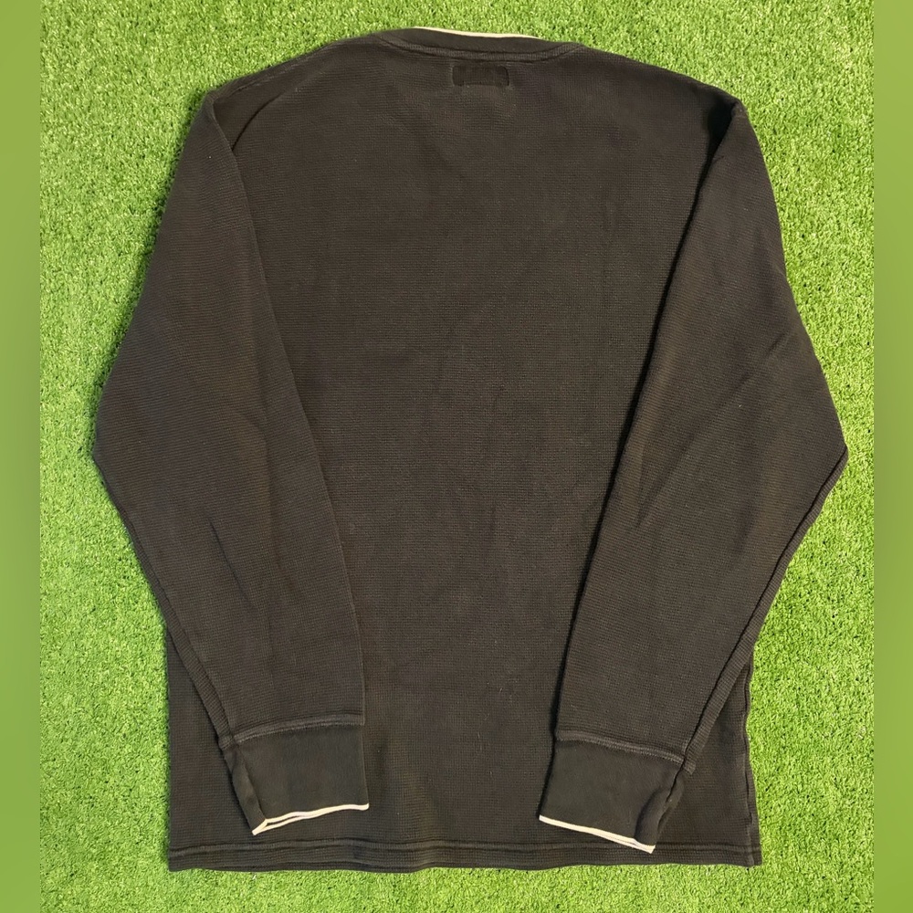 Polo Ralph Lauren Black Thermal Shirt - Picture 2 of 5